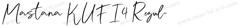 Mastana KUFI4 Regul字体转换